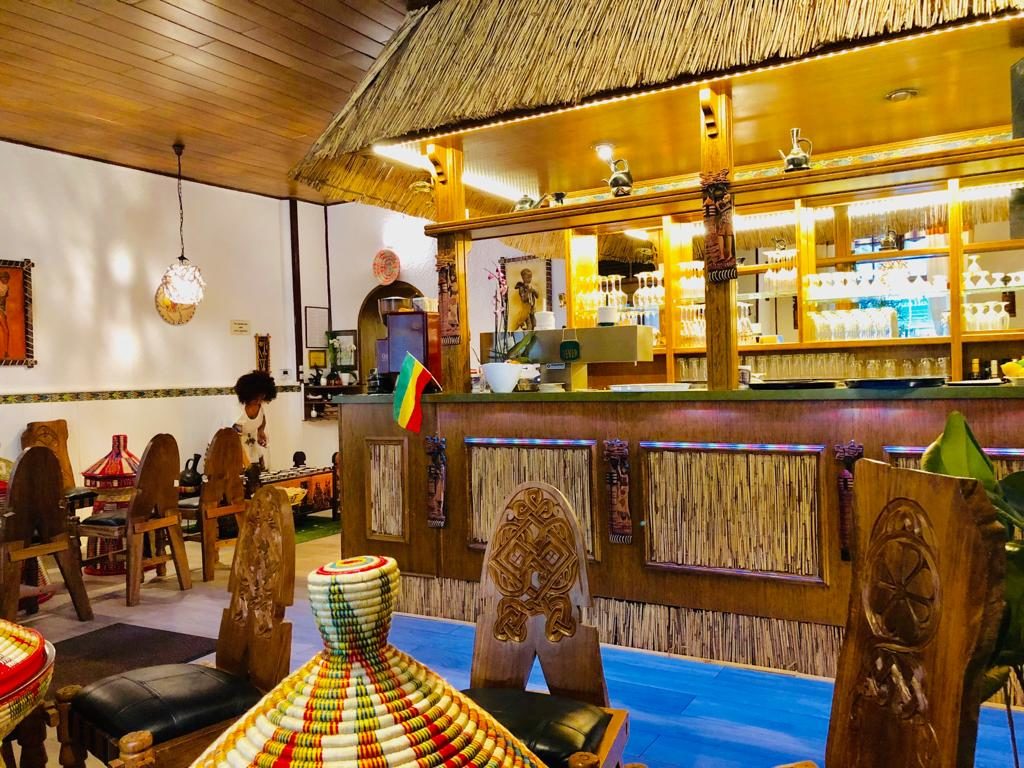 Addis Abeba Restaurant Berlin Innen